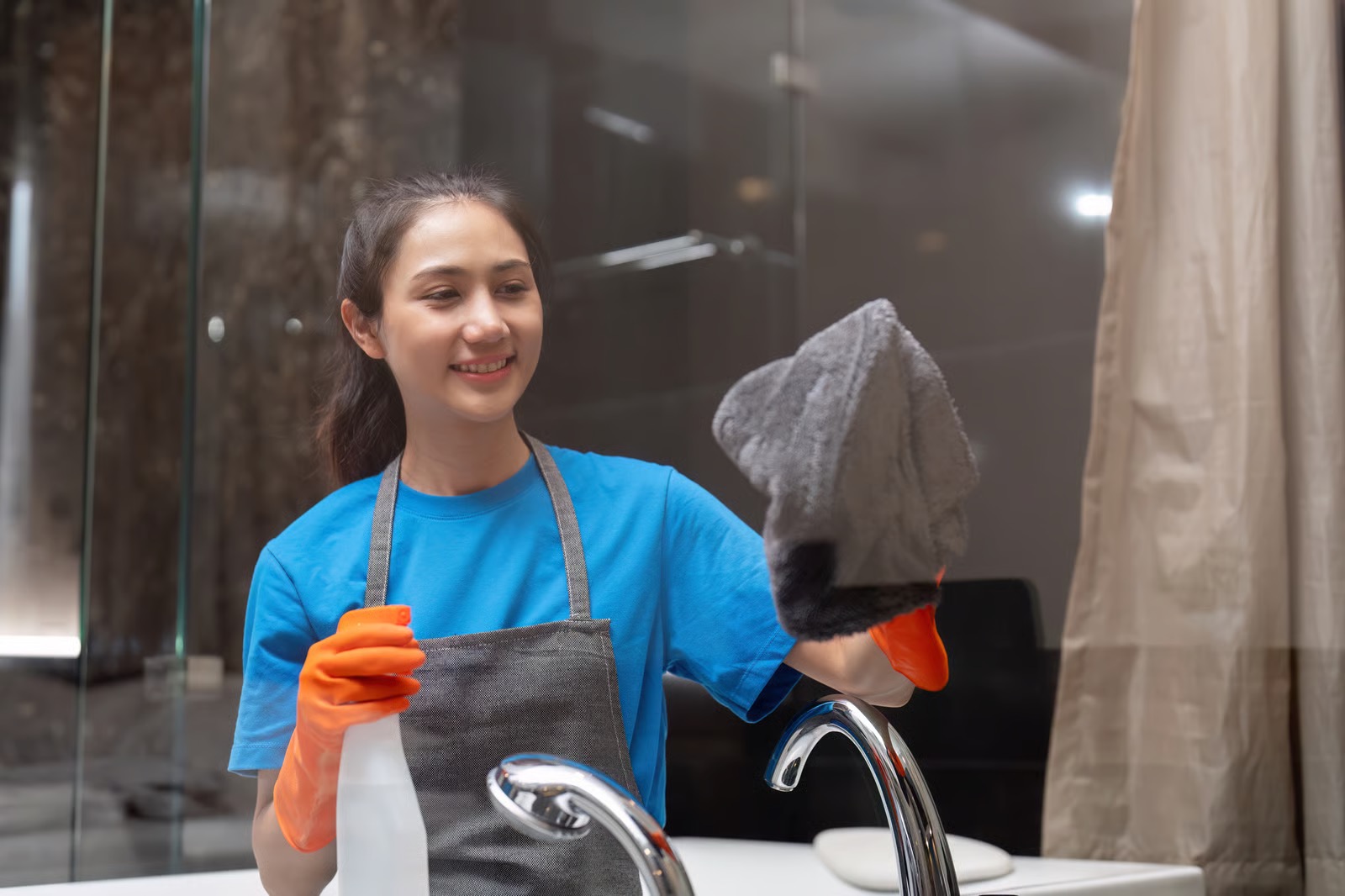 Housekeeping trained in native languages on chemical handling
